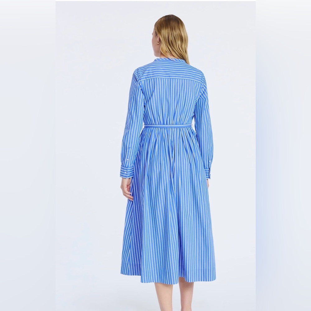 Blue Striped Maxi Dress - Picture 2 of 3